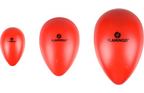 Plastic ei ovaal rood