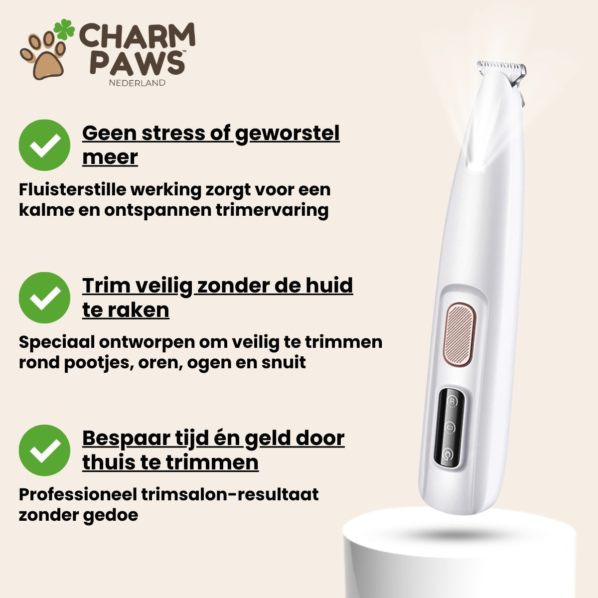 Trim Buddy Pro® - Professionele Precisie Trimmer voor alle Honden & Katten