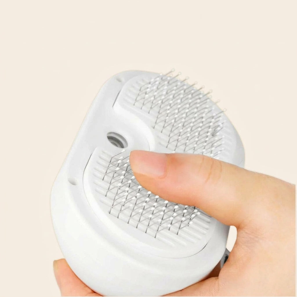 Steam Buddy Pro® | Professionele Vachtverzorgings Borstel voor alle Honden & Katten