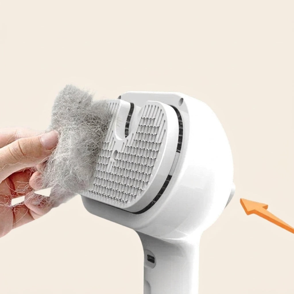 Steam Buddy Pro® | Professionele Vachtverzorgings Borstel voor alle Honden & Katten