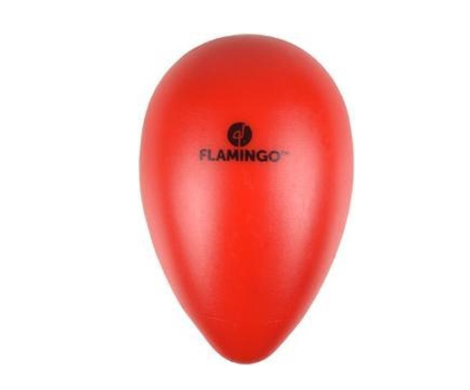 Plastic ei ovaal rood