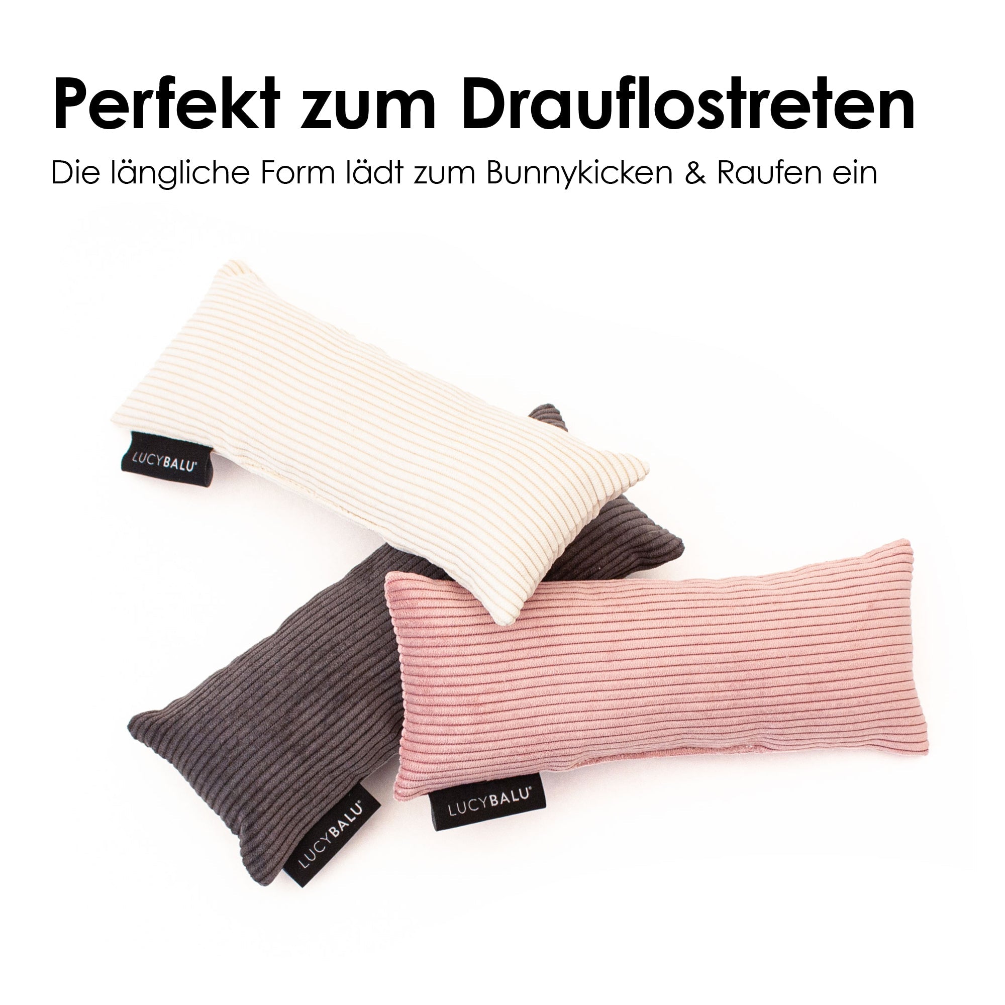 KICK BUNNY Katzenkissen mit Catnip